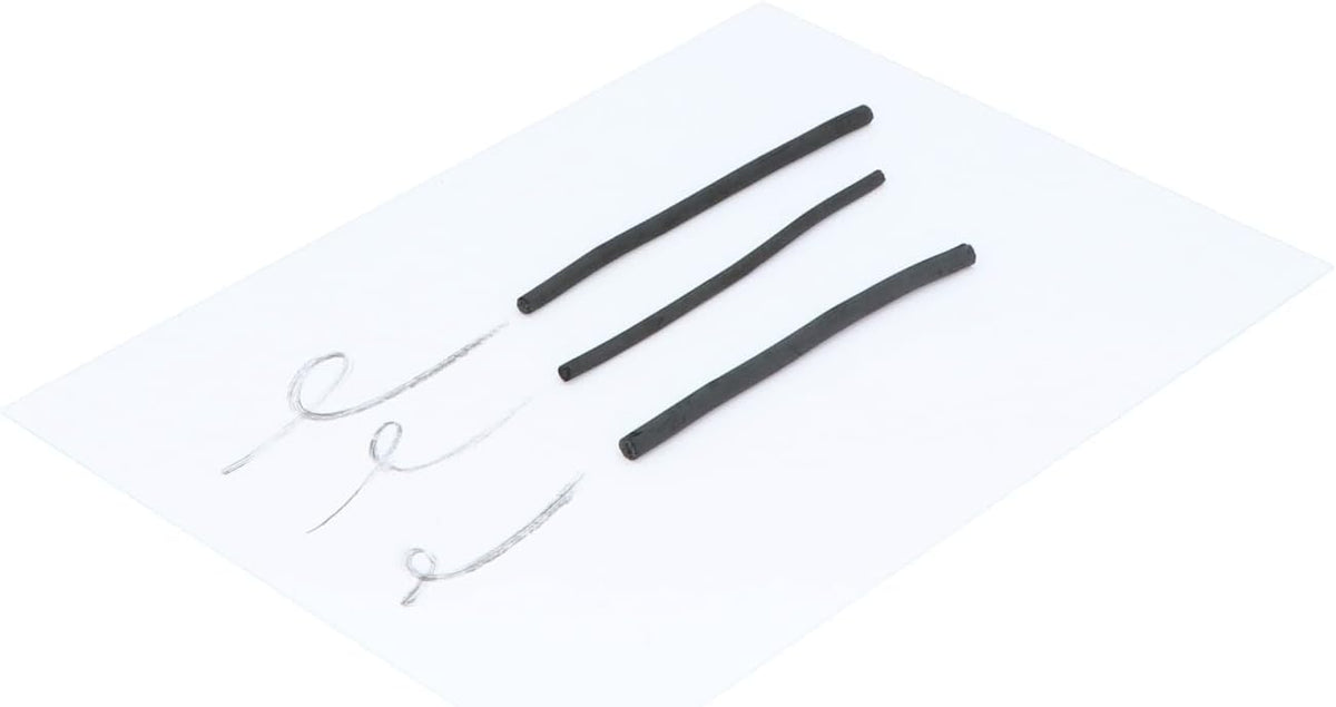 Mont Marte willow charcoal 12 piece box angle view