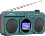 Semier portable wireless radio speaker with LCD display