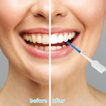 Full layout of the Lanjue 250 pieces pack displaying both green and blue disposable teeth cleaning picks