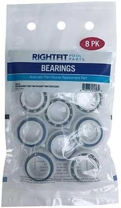 RightFit alloy steel wheel bearings closeup for automatic pool cleaner maintenance