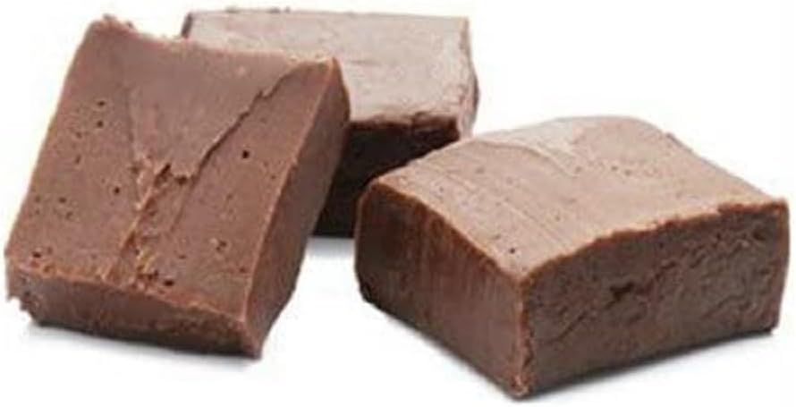 Artisan sugar free chocolate walnut candy showing smooth fudge texture and premium nut toppings