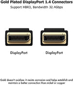 Infinnet VESA certified display cable close up view highlighting slim and flexible black jacket design.