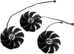 LTANDBR 87mm cooling accessory for graphics cards highlighting the sleek aerodynamic blade configuration.
