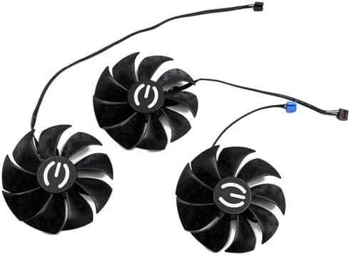 LTANDBR 87mm cooling accessory for graphics cards highlighting the sleek aerodynamic blade configuration.