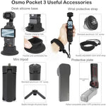 PellKing desk base mount and mini tripod holding a pocket gimbal camera setup.