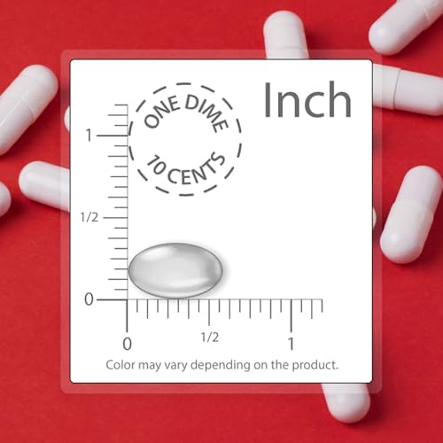 Close up of 60 softgels fish oil bottle for heart support
