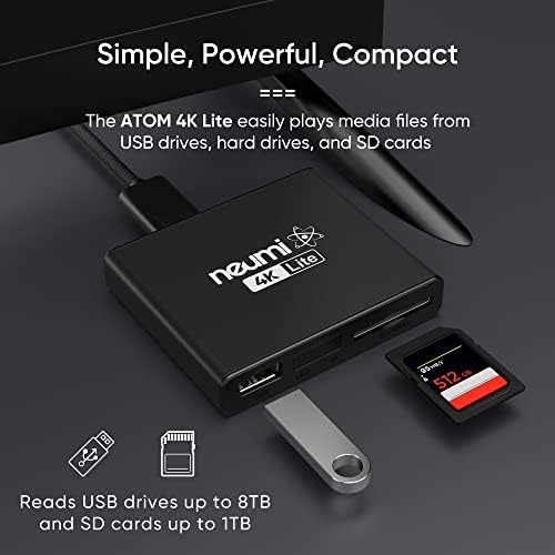 Neumitech Atom 4K Lite rear connectivity ports