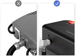Ninety degree male to female RF adapter showing nickel-plated finish