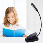 Close up of book light clip mechanism on hardcover
