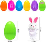 Close up of custom hinged plastic Easter egg mechanism for safety