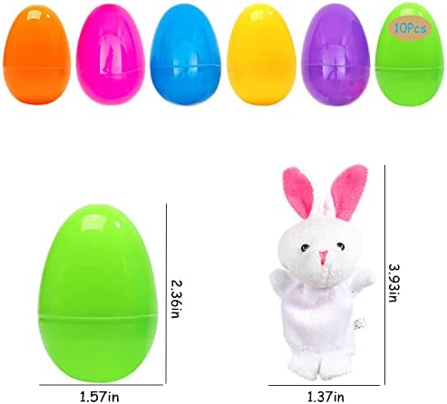 Close up of custom hinged plastic Easter egg mechanism for safety