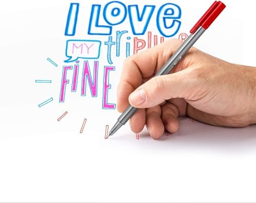 Staedtler 334 SB10 Triplus Fineliner Tip Pen in Box - Pack of 10 (Multicolor) - Image 5