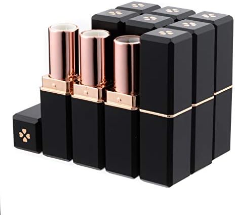 Allwon square lip balm tubes open cap view