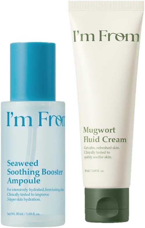 I'm From Mugwort Fluid Cream 50ml front view bottle
