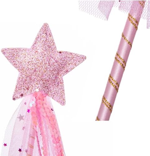 Detailed view of sequin and star pattern on tulle