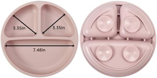 Toddler self-feeding silicone spoon and fork set with safety barrier
