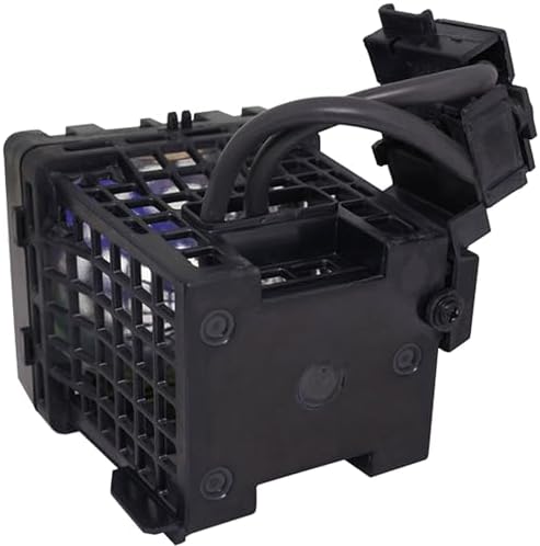 Product packaging and assembly layout for the Jaspertronics XL-5200 showing the clean plug-and-play design for Sony rear projection displays.