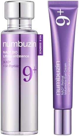 Numbuzin Number Nine NAD Plus Lifting and Firming Duo front view anti aging serum