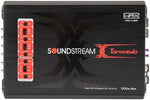 Soundstream 1200 watt compact class d amplifier top control panel view