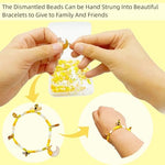Bnrkmeb anti skin picking toy alongside the carrot and bee enamel charms