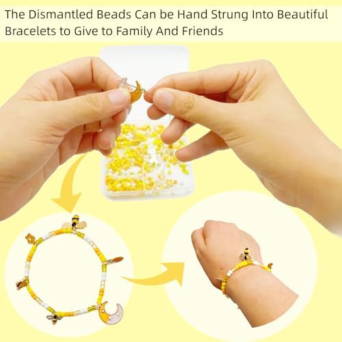 Bnrkmeb anti skin picking toy alongside the carrot and bee enamel charms