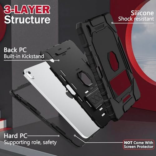 ZoneFoker hybrid protective case disassembled to showcase the dual layer polycarbonate and silicone materials.