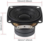 Almocn 53mm full range woofer driver underside view