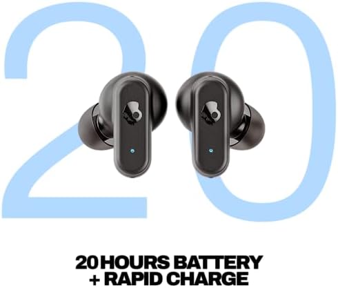 Skullcandy Dime 3 earbuds with charging case and integrated lanyard