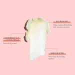 Texture of Avene Cold Cream lip treatment