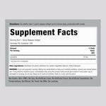 Piping Rock Lycopene 240 quick release softgels label showing natural tomato extract carotenoid details