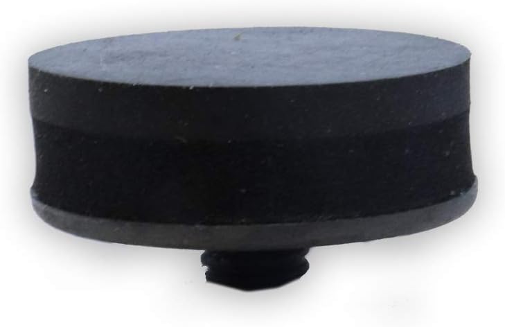 RUPES BigFoot Nano iBrid 1.25 Inch Backing Plate front view showing hook and loop interface for precision car detailing pads.