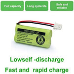 Geilienergy landline handset rechargeable battery twin pack installation side profile view