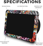 Detailed view of Mighty Skins vinyl texture on Echo Show 8 3rd Gen