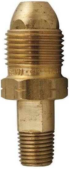 Marshall Excelsior 7/8 inch hex spud nut close up thread detail