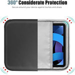 TiMOVO eleven inch tablet carrying bag showcasing premium durable zippers