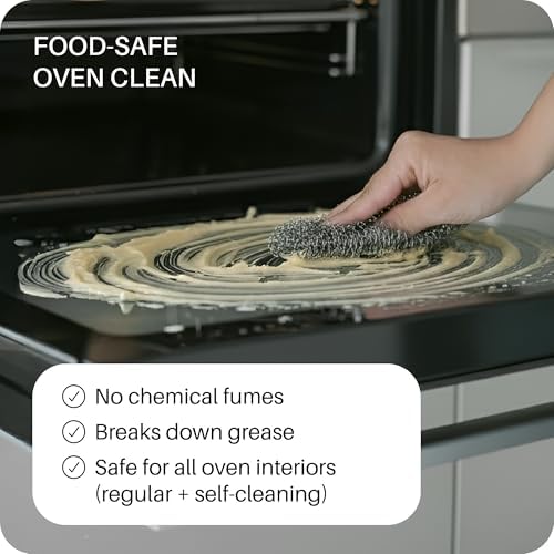 Plant-based fume-free degreaser paste jar for kitchen appliances