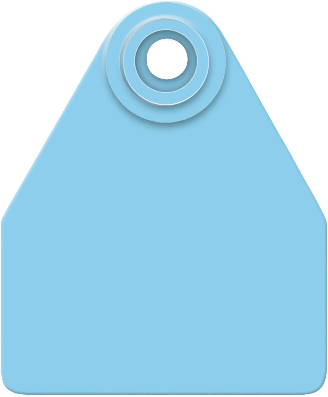 Allflex USA Md Global Tag Blue Blank 25 Count front view livestock ear tags