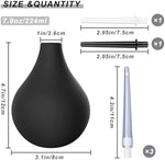 Medical grade silicone anal douche kit with interchangeable soft and firm tips.