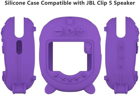 Soft skin protective case for portable audio accessories displaying built-in standing feet base