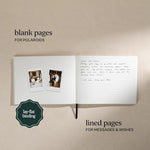 Interior pages of Kunitsa Co. guest book for signatures