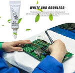 Anti corrosion dielectric paste tube showing compact portable sizing