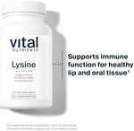 Vital Nutrients Lysine vegan capsule close up