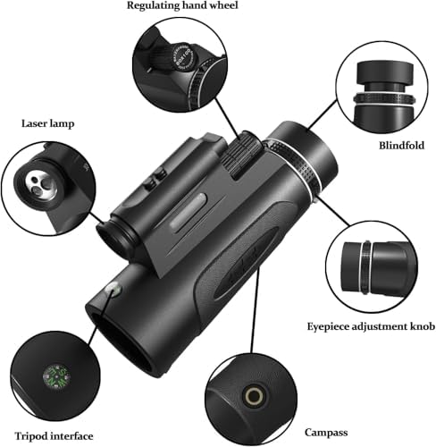 ASxmhGo high powered 80x100 handheld telescope being used for outdoor bird watching