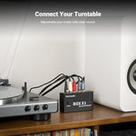 Fosi Audio Box X1 premium high fidelity phono preamp with gold plated terminals