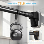 Fadoty curtain rod installed in an indoor window setting