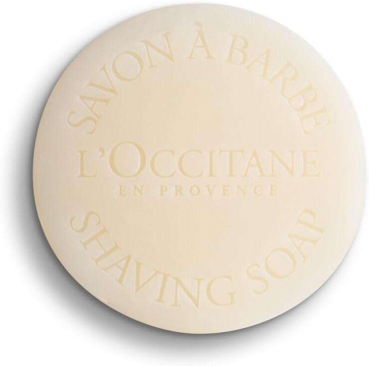 L'Occitane Cade Shaving Soap 3.50 fluid ounce puck front view