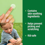 Sarna peel and stick kid safe round patches for mosquito bite relief