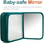 Urban Kiddy newborn cloth album gift set packaging with included bonus name stickers.