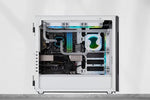 Corsair XL8 pre mixed clear liquid cooling fluid showing product label and capacity details