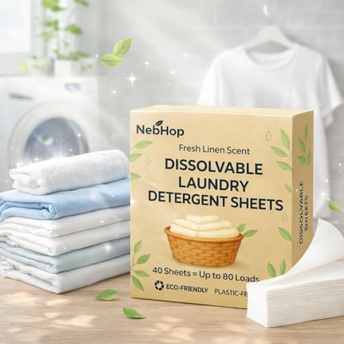 Ultra concentrated fresh linen scent laundry sheets lifestyle view